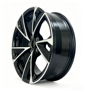 Jantes forgées 15 pouces 5x112 PCD 5 trous CB66.45/66.56 Noir avec face usinée en alliage d'aluminium <span class=keywords><strong>pour</strong></span> Audi - Product Image 2