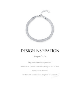 Pulsera de tenis ajustable de plata S925 con pavé completo, pulsera de cadena cúbica brillante, joyería elegante para uso diario y fiestas - Product Image 6