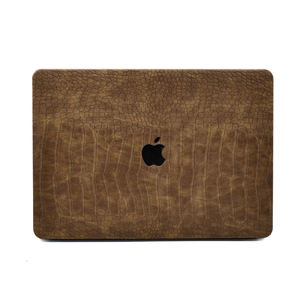 Housse <span class=keywords><strong>de</strong></span> protection pour ordinateur <span class=keywords><strong>portable</strong></span> <span class=keywords><strong>de</strong></span> voyage en similicuir PU classique antique pour Macbook Air 13 M2/M3/M4 modèles A2681/A3113/A3240 - Product Image 2
