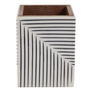 Organizzatore da scrivania decorativo con righe a coste per l'organizzazione del desktop di casa e ufficio e l'arredamento dello spazio di lavoro - Product Image 4