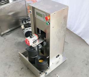 เครื่องปิดฝาขวดแบบกึ่งอัตโนมัติแบบตั้งโต๊ะสองสถานี - Product Image 4