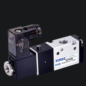 Vanne solénoïde à 2 positions et 3 voies de type Airtac 3V110-06 DC24V AC220 AC110V pour le contrôle des fluides de base (gaz, huile) – Personnalisable OEM - Product Image 2