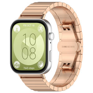 Correa de Metal para <span class=keywords><strong>Huawei</strong></span> <span class=keywords><strong>Fit</strong></span> 3 Pulseras Pulsera Correa de Reloj de Acero Inoxidable para <span class=keywords><strong>Huawei</strong></span> Watch <span class=keywords><strong>Fit</strong></span> 3 Accesorios de Reloj Inteligente - Product Image 1