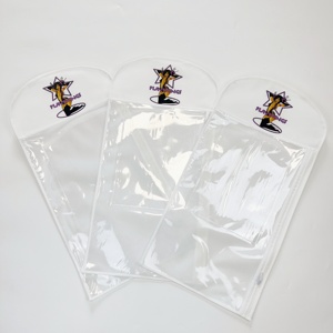 Sac d'emballage pour Extension de cheveux, de bonne qualité, blanc, personnalisé, fermeture éclair, stockage de perruque en Pvc - Product Image 6