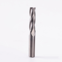 Fraise à queue CNC en carbure monobloc haute précision à 2 dents, spirale, pour ébavurage et gravure, vente chaude OEM/ODM
