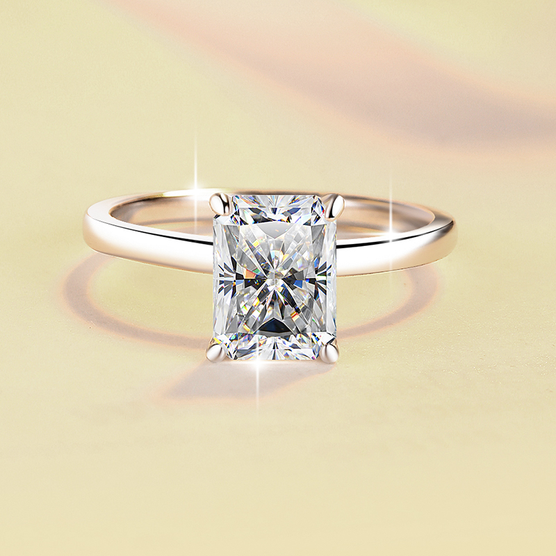 radiant moissanite huge