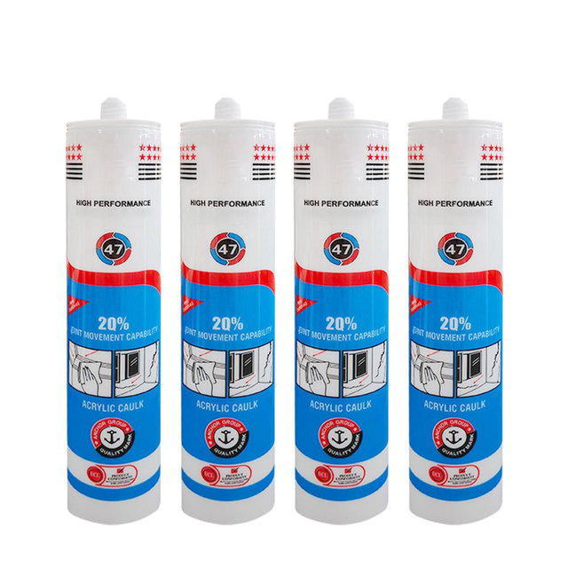 Oem Factory Price White Outdoor and Indoor Caulk Quick Drying Water-based Siliconized Acryl Sealant