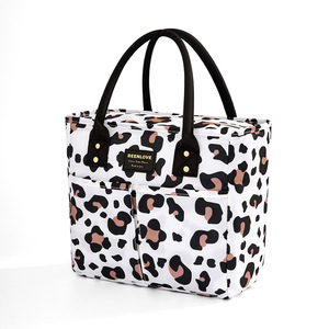 Speed And Constancy <b>Lunch</b> <b>Bag</b> Large Capacity Insulated Portable Food Storage For Office Students With Bow Pattern - Product Image 5