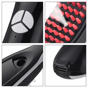 Brosse de repousse des cheveux vibrante électrique anti-chute, appareil de massage du cuir chevelu pour la croissance des cheveux, peigne de massage du cuir chevelu - Product Image 5