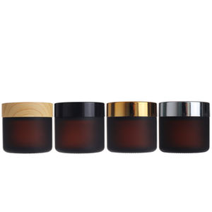 Matt gläser hautpflege 2 unzen glas kosmetische glas mit deckel - Product Image 2