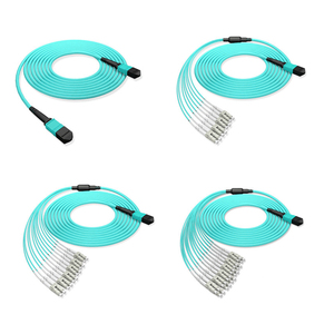 MPO/MTP Trunk Cable 24 <span class=keywords><strong>Core</strong></span>/48 <span class=keywords><strong>Core</strong></span>/12 <span class=keywords><strong>core</strong></span> <span class=keywords><strong>OM3</strong></span> nữ sợi Cáp Quang được sử dụng để 8lc 12lc 16lc - Product Image 1