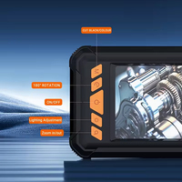 Endoscope industriel 1080P avec écran LCD 4,3 pouces, caméra d'inspection automobile, outils de réparation, boroscope de canalisation IP67, objectif 8,5 mm