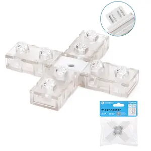 Connettore per strisce LED a circuito integrato da 10 mm, ideale per unire tratti di illuminazione e facilitare le installazioni decorative. - Product Image 2