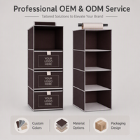 Armoire de rangement à 4 étagères sans tiroirs, unité d'organisation pour la maison, le bureau, la chambre, vente en gros, OEM, ODM disponibles
