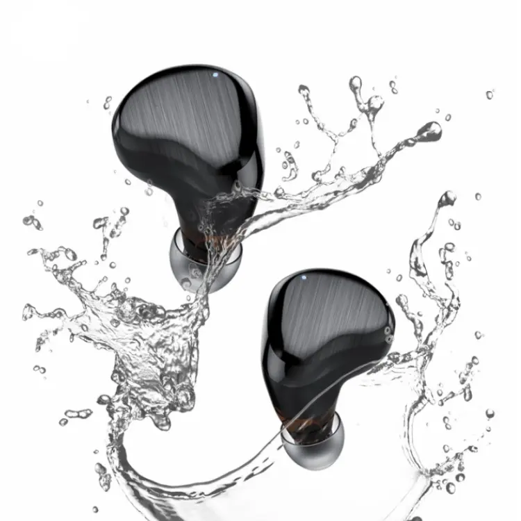 TWS Driver Speaker Ganda Terkecil, Headphone Nirkabel True Wireless dengan Bass Super