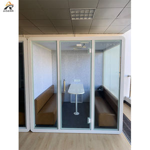 Serie de negocios multifuncional Sala de reuniones <span class=keywords><strong>Coworking</strong></span> de aluminio Cabina insonorizada Cápsula insonorizada privada tecnológica - Product Image 5