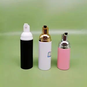 Wholesale 200ml Plastic Foam Dispenser Gold Pump Soap Pump Bottle Customized Color and Imprinted with Your Own Logo Foam Bottle