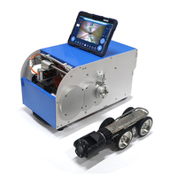 Caméra industrielle de contrôle de tuyaux avec zoom laser 10X et vue à 360° °   Rotation 220 °   Système d'inspection de pipeline pour diamètres de 150 à 3000 mm