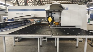 Press with Laser Cutting <b>Machine</b> 3000W 300KN 32 Station for Sheet Metal Electrical Cabinet Auto Parts - Product Image 4
