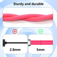 Câble de données rétractable USB-C avec coque créative bicolore en nylon, câble de charge ultra-rapide 120W pour ordinateur