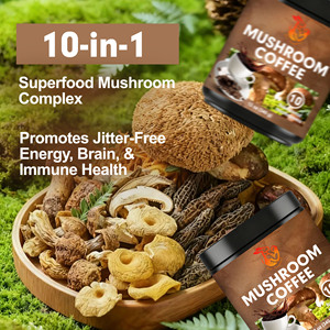 Café de Hongos OEM Fácil de Digerir y Apto para Dieta Keto, Apoya la Salud y la Inmunidad, Aumenta la Energía y la Concentración, Sabor Suave, Sin Efecto Estimulante - Product Image 3