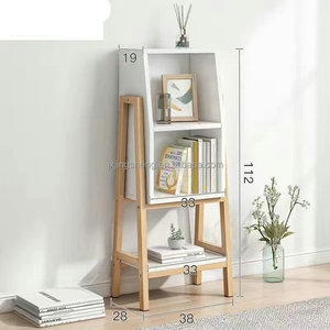 Tủ Sách sàn gỗ rắn nhiều lớp Giá lưu trữ phòng khách cho trẻ em - Product Image 1