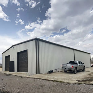 Bangunan struktur baja prefabrikasi biaya rendah, gudang logam kustom, kit garasi dan bengkel untuk pemasangan cepat - Product Image 2