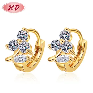 18K Gold Plated Mixed Color Zircon Twist CC Earrings for Women 2022 Trendy  Design Waterproof Earrings Daily Jewelry Accessories