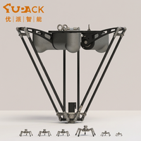 Robot Delta de 4 Ejes con Pinza Paralela Multi-Gripper, PLC, Cantidad de Recogidas Ajustable por Ciclo, 25-30 Ciclos/min