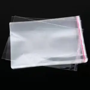 Custom Printed Biodegradable Large Sealing Opp Clear Cellophane Self Adhesive Opp Plastic Bag