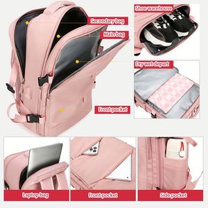 <b>Women</b> College <b>Travel</b> Custom Sports Stylish Black Polyester Waterproof Bagpack Back Pack Student School Laptop Bag <b>Backpacks</b> - Product Image 3