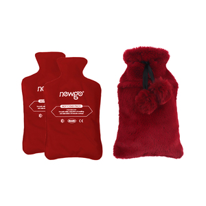 <span class=keywords><strong>Bouillotte</strong></span> en peluche personnalisée réutilisable pour thérapie chaude et froide, chauffe-mains portable avec housse en peluche amovible pour usage domestique en hiver - Product Image 3