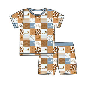 Pijamas de Bambú Personalizadas para Niños, Conjuntos de Pijamas de Bambú para Niños y Niñas, Ropa Infantil - Product Image 1
