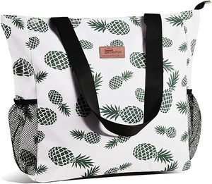 Bolsa de Playa de Malla Negra Transparente de Muestra Gratuita, Bolsa de Almacenamiento Reutilizable de Gran Capacidad, Bolsa de Compras, Equipaje, Bolsas - Product Image 6