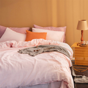 Nuovo Design professionale 100% lino <span class=keywords><strong>francese</strong></span> copripiumino per bambini biancheria da <span class=keywords><strong>letto</strong></span> set <span class=keywords><strong>lenzuola</strong></span> - Product Image 5