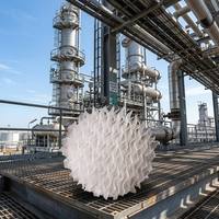 Emballage structuré en plastique multi-usages pour tour de refroidissement, tour de neutralisation, séparation huile-eau