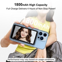 Écran de moniteur de selfie pour Smartphone One Click Rotation magnétique Snap-on arrière caméra miroir moniteur pour Livestream Selfie