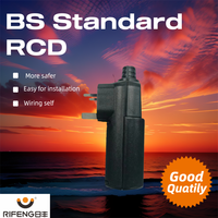 220V-250V 13 ampères IP54 évalué prise britannique de remplacement d'assemblage portable en ligne avec protection contre les surtensions PRCD pour couverture électrique