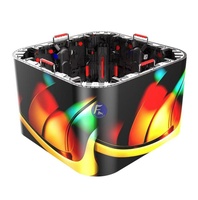 Mur vidéo LED flexible 3D Fulida P2.5, intérieur 8K 360 °   Écran commercial sans soudure à angle de vision large avec options de montage multiples