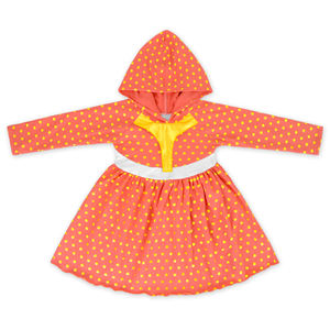 เสื้อฮู้ดดี้พิมพ์ลายดิจิทัลแบบกำหนดเอง ชุดเด็กอ่อน ชุดเดรสแขนยาวสำหรับเด็กแรกเกิด ชุดเดรสเด็กผู้หญิงสำหรับคริสต์มาส - Product Image 1