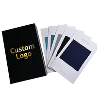Boîte de présentation personnalisée pour échantillons de tissus, catalogue de tissus, carnet d'échantillons de couleurs, emballage avec logo