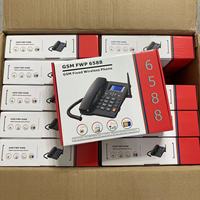 Telepon Meja Nirkabel GSM Multifungsi Hemat Biaya Terbaik 2 SIM ETS 6588