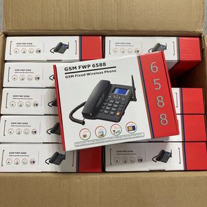 El Mejor Teléfono Fijo Inalámbrico GSM de Escritorio Multifunción de Bajo Costo con 2 Tarjetas SIM, <span class=keywords><strong>ETS</strong></span> 6588 - Product Image 2