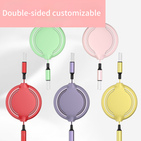 Câble de charge USB rétractable à chargement rapide 3-en-1, câble de données USB pour téléphone – Vente Flash