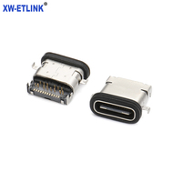 XW-ETLINK XW-USB Serie 2 USB2.03.1 Micro 5 pines Tipo B Terminales Hembra 1.0A 30V DC Puerto de Carga Personalizable