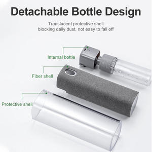 Semprotan pembersih layar ponsel 2 dalam 1, semprotan pembersih Monitor penghilang debu tampilan terintegrasi - Product Image 5