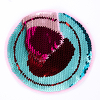 Nouvelle broderie en forme de cœur avec de grandes paillettes, à coller sur les vêtements, pour les jeans et les chapeaux, pour la réparation des trous, accessoires vestimentaires