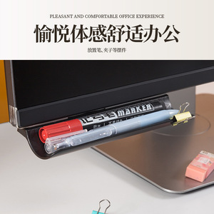 Organizador de Papelería Multiusos para Oficina, Soporte de Almacenamiento con Ventosa, Sin Necesidad de Taladrar, Material ABS en Negro, Blanco y Rosa - Product Image 3