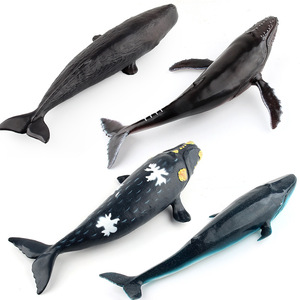 Simulation Offre Spéciale modèle d'animal marin jouet coton rempli de colle douce cachalot bleu une variété de baleines - Product Image 3
