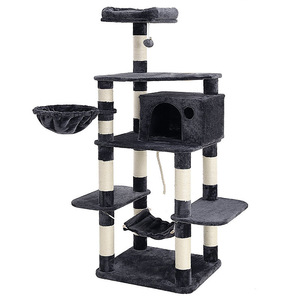 Yüksek Kaliteli Modern <span class=keywords><strong>Sisal</strong></span> Çevre Dostu Geniş Kedi Kulesi 5 Platformlu Çok Aktiviteli Kedi Ağacı Oturma Odası İçin Karton - Product Image 3